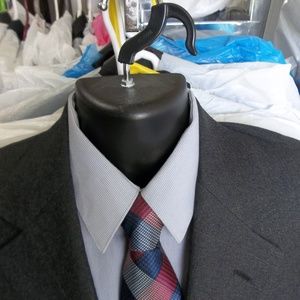 3)Brooks Brothers 2Btn Gray  Suit Size 39R